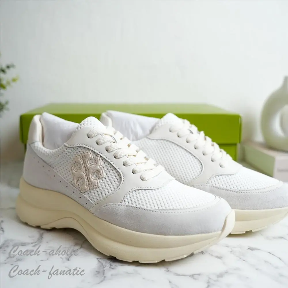 Tory Burch shoes - Tory Burch Kick Trainer - Kick Trainer - White/Bianco/New Ivory 12