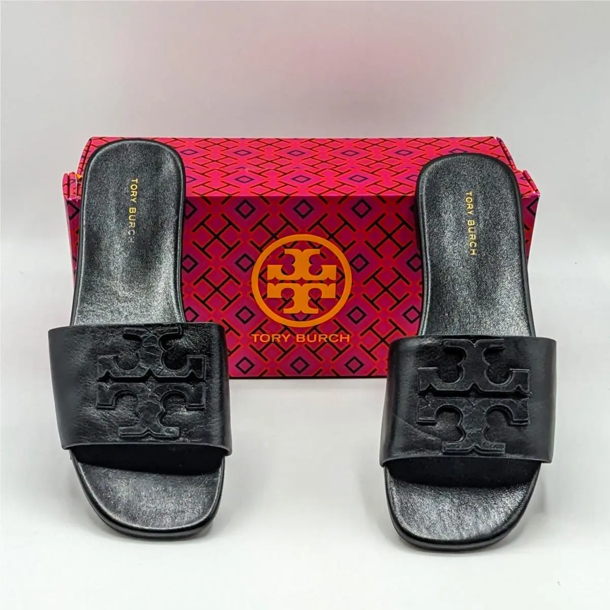 Tory Burch shoes - Tory Burch INES Single-Band Slide - 149466 - Black 14