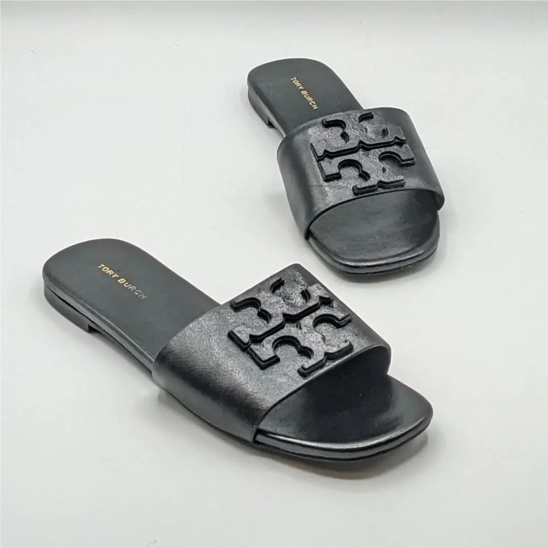 Tory Burch shoes - Tory Burch INES Single-Band Slide - 149466 - Black 2