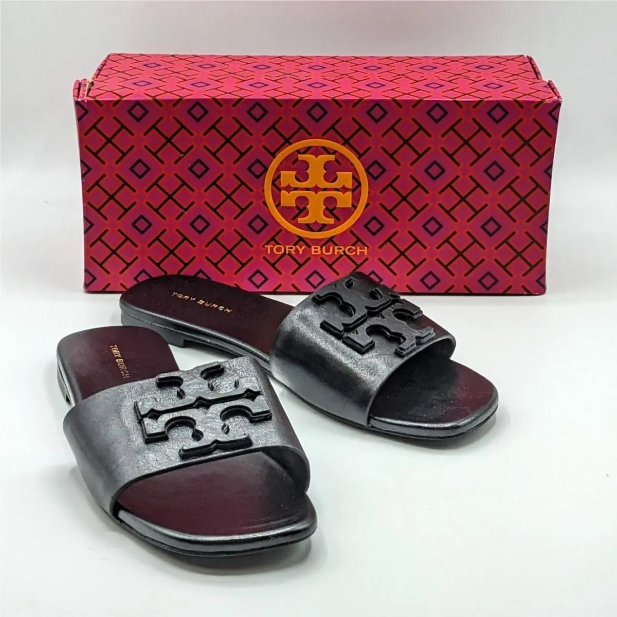 Tory Burch shoes - Tory Burch INES Single-Band Slide - 149466 - Black 18