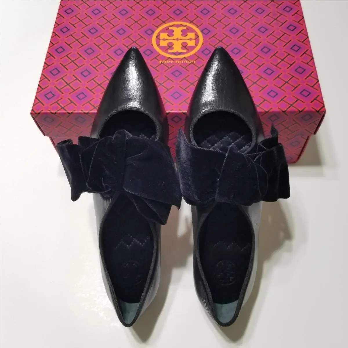 Tory Burch shoes - Tory Burch Clara Flat - Clara Flat - 52467 - Perfect Black 1