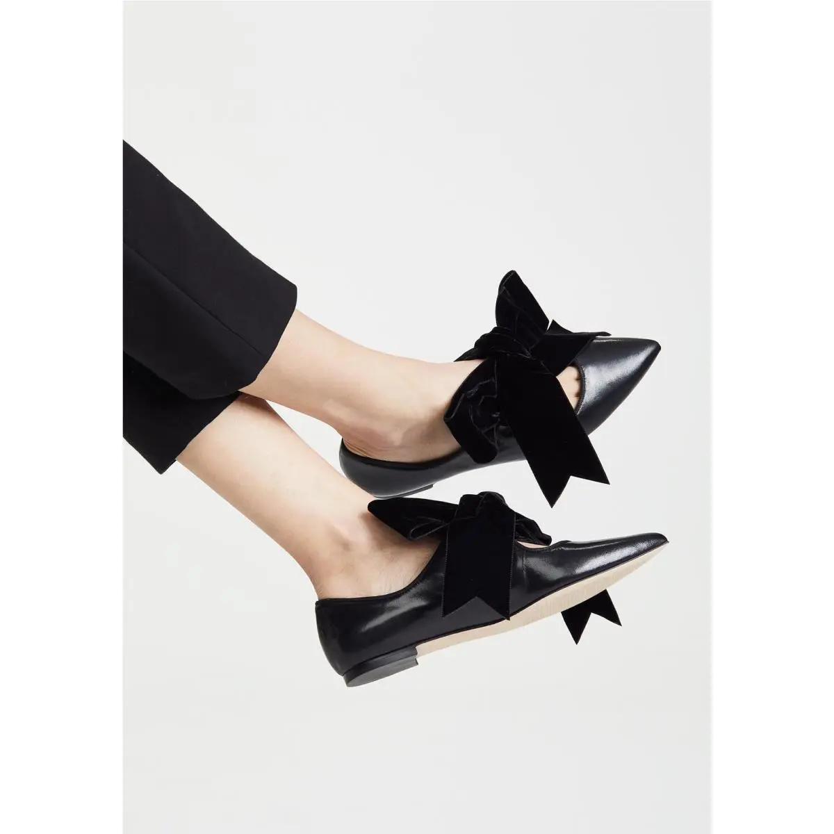 Tory Burch shoes - Tory Burch Clara Flat - Clara Flat - 52467 - Perfect Black 23