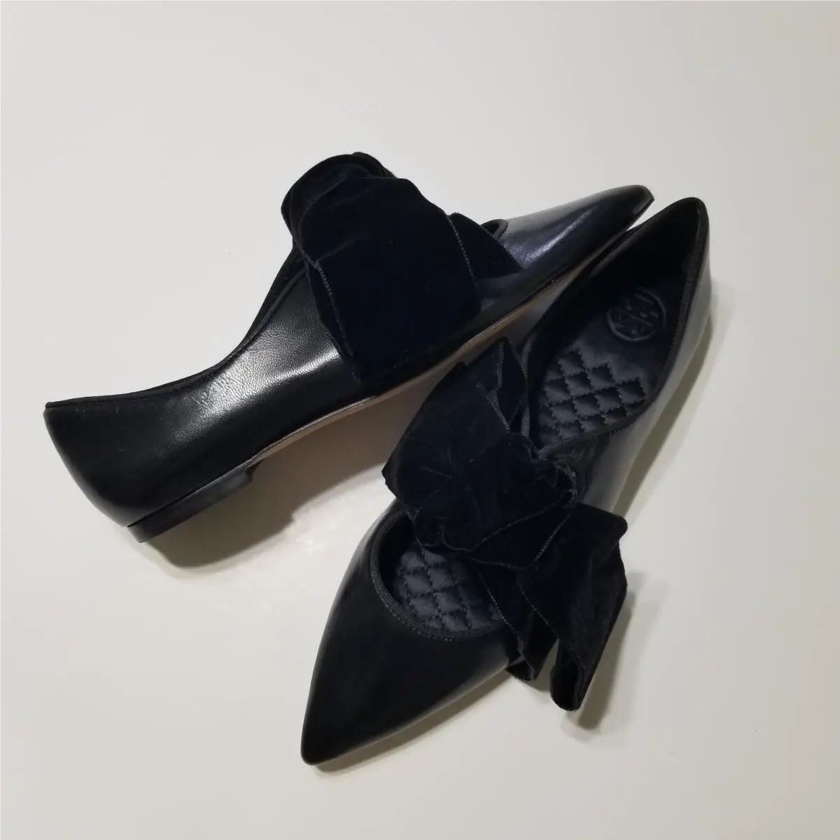 Tory Burch shoes - Tory Burch Clara Flat - Clara Flat - 52467 - Perfect Black 29
