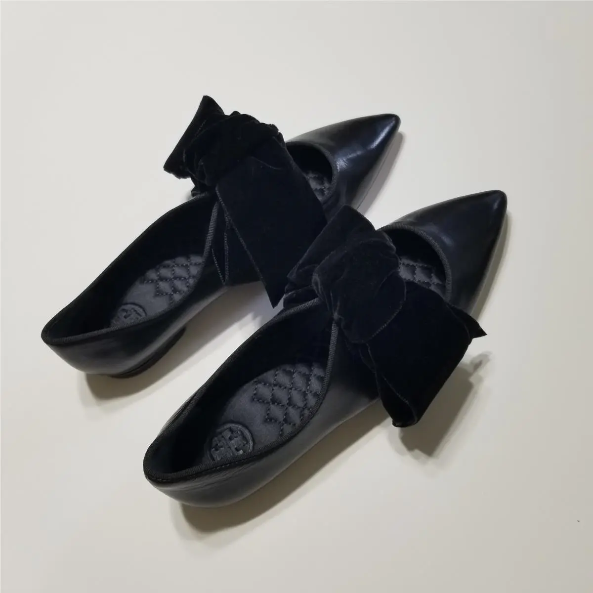 Tory Burch shoes - Tory Burch Clara Flat - Clara Flat - 52467 - Perfect Black 33