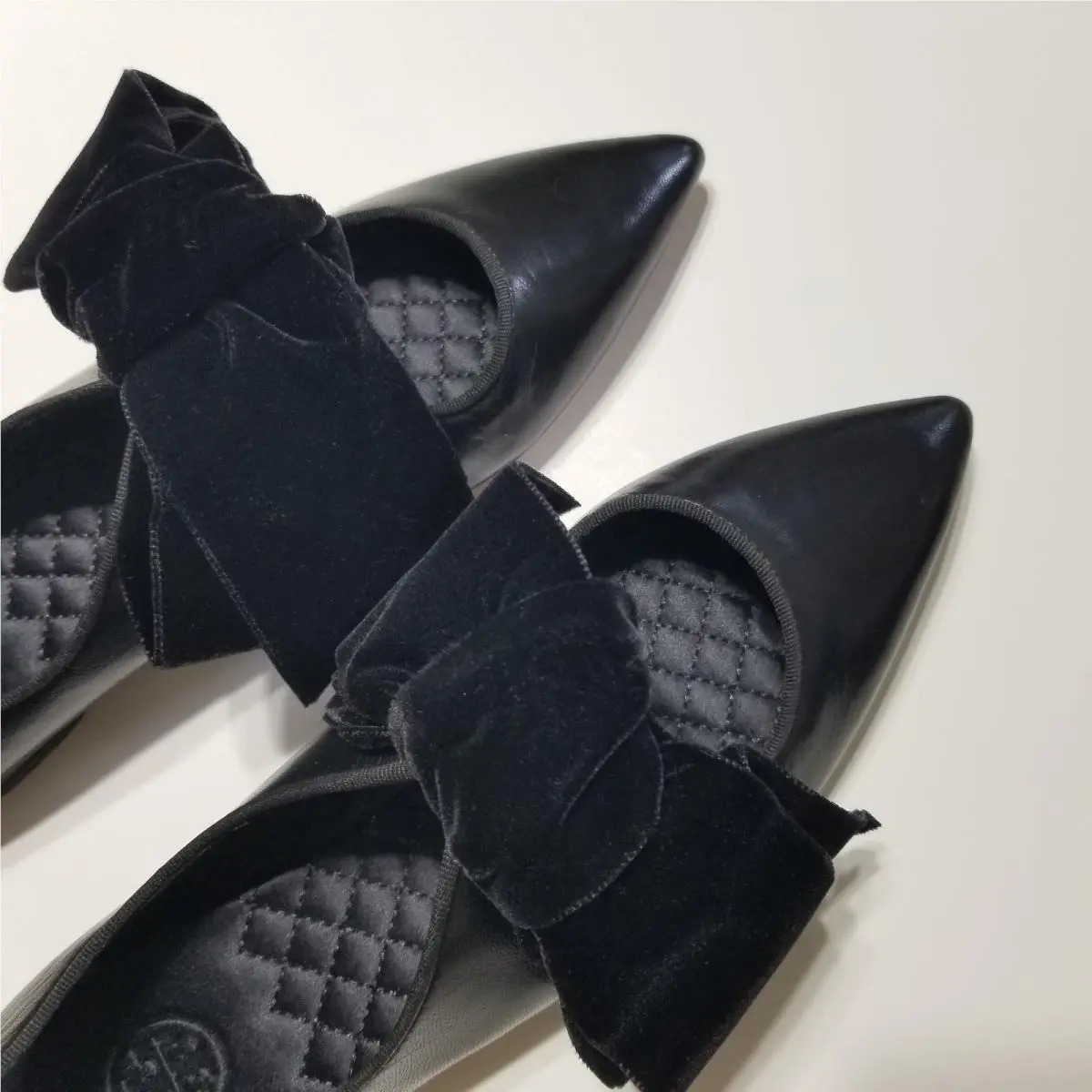 Tory Burch shoes - Tory Burch Clara Flat - Clara Flat - 52467 - Perfect Black 13