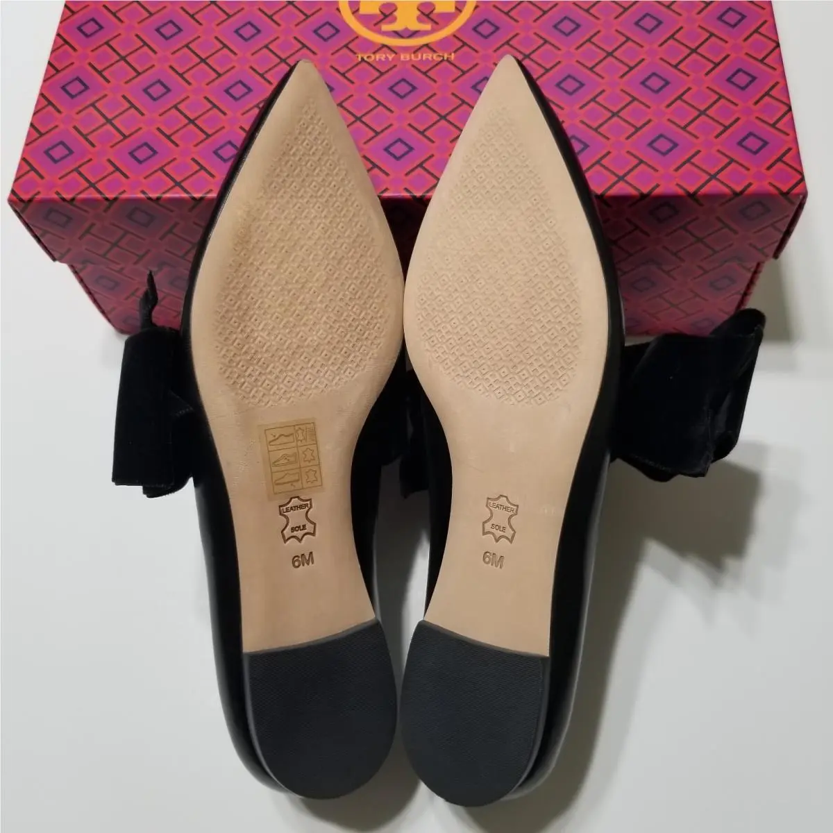 Tory Burch shoes - Tory Burch Clara Flat - Clara Flat - 52467 - Perfect Black 40