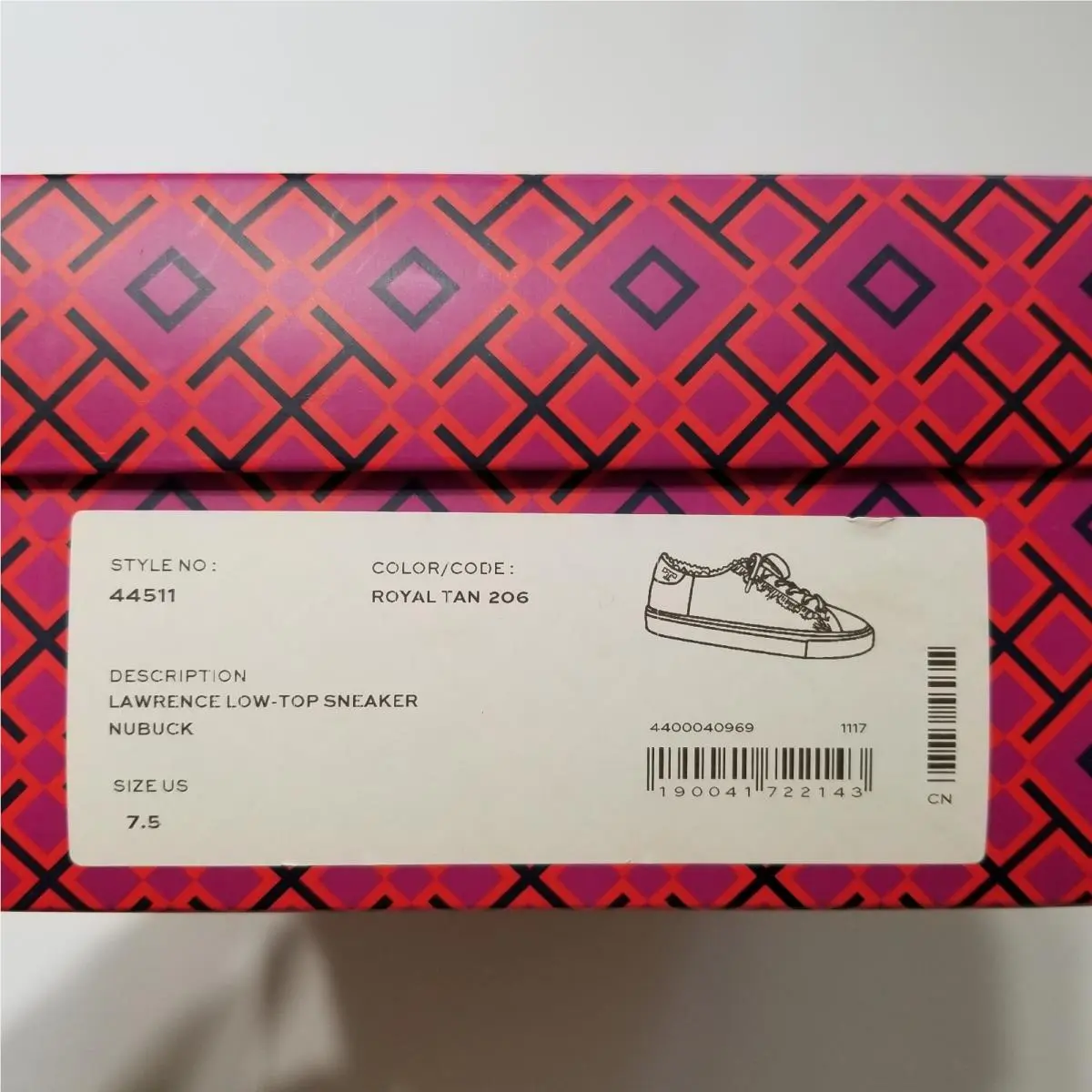 Tory Burch shoes - Tory Burch Lawrence Low-Top Sneaker - 44511 - Royal Tan 19