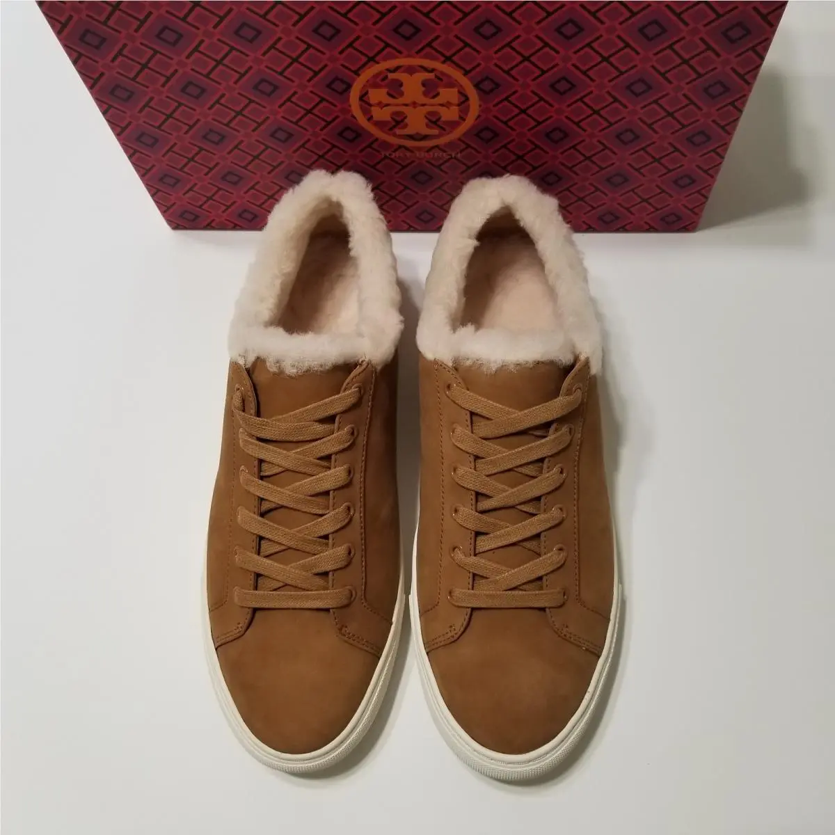 Tory Burch shoes - Tory Burch Lawrence Low-Top Sneaker - 44511 - Royal Tan 27