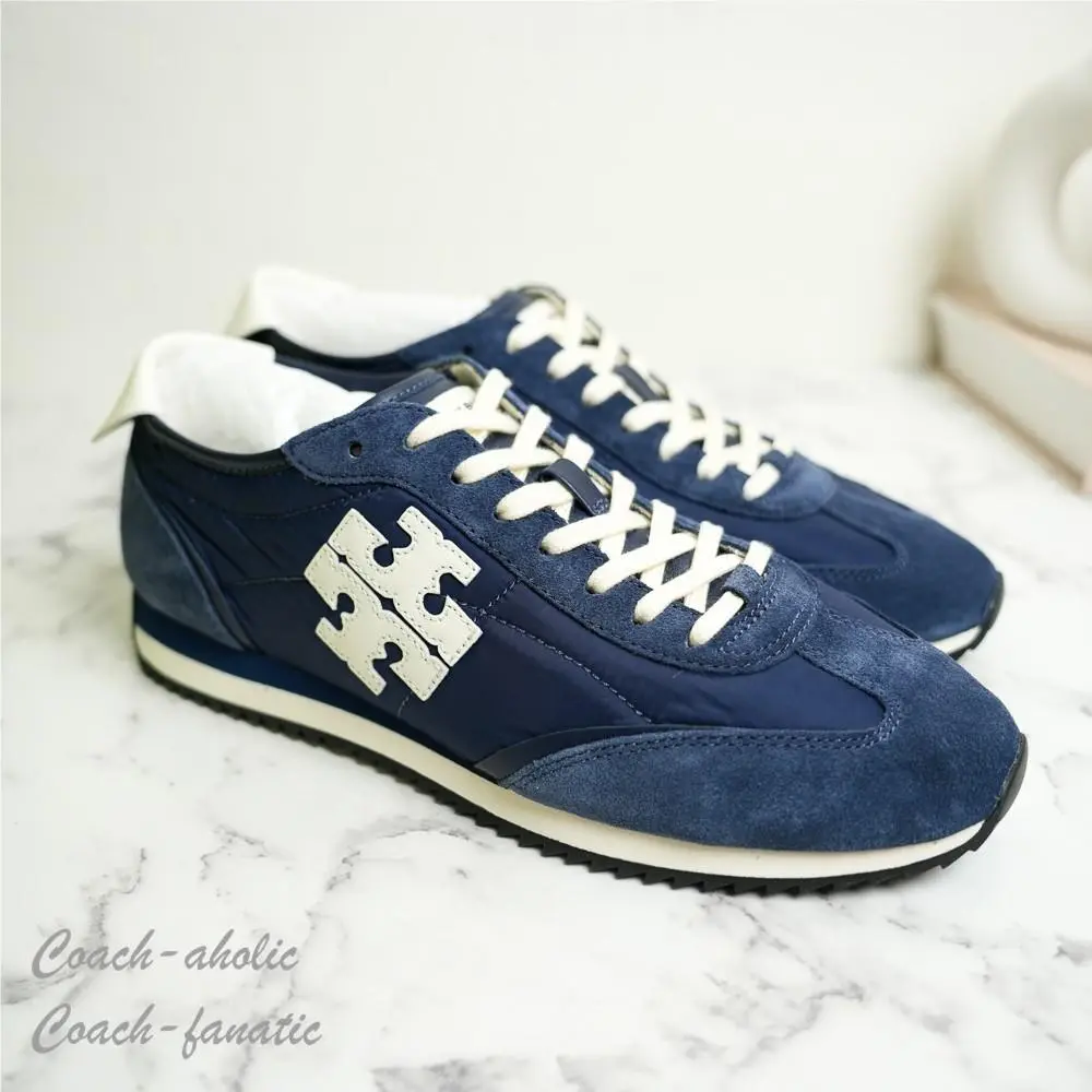 Tory Burch shoes - Tory Burch T-Logo - Tory Navy/Blanc 4