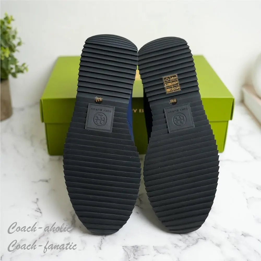 Tory Burch shoes - Tory Burch T-Logo - Tory Navy/Blanc 16