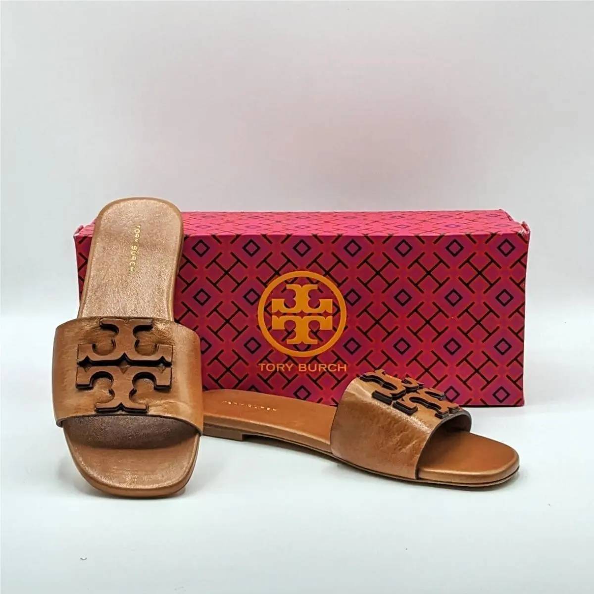 Tory Burch shoes - Tory Burch INES Single-Band Slide - 149466 - Brown 17