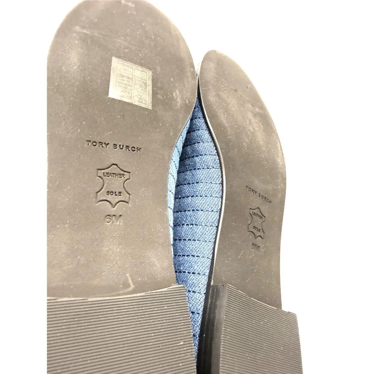 Tory Burch shoes - Tory Quilted Cap Toe - Tory Quilted Cap Toe - Demin/Navy 8