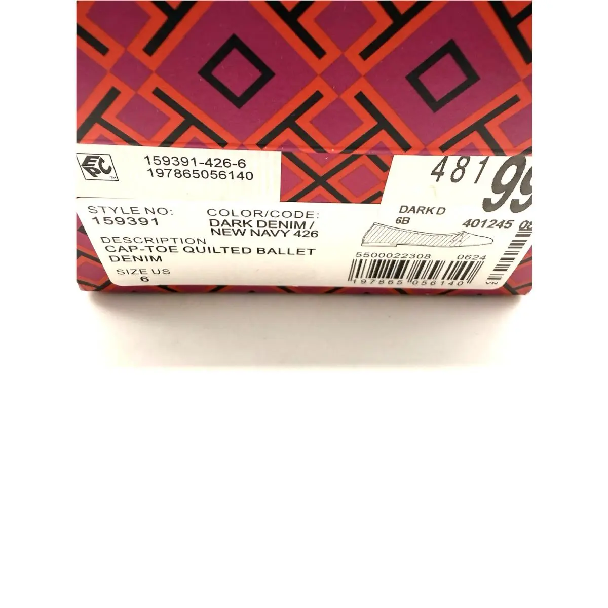 Tory Burch shoes - Tory Quilted Cap Toe - Tory Quilted Cap Toe - Demin/Navy 10