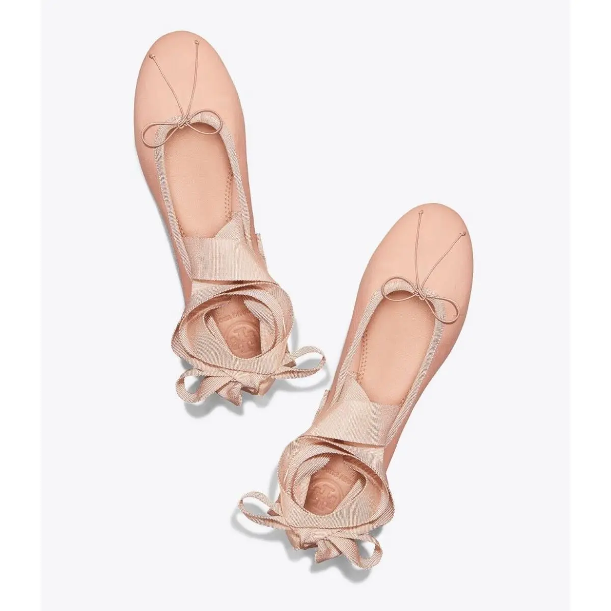 Tory Burch shoes - Tory Burch Elodie Lace Up Ballet Flat - 49155 - Goan Sand 19