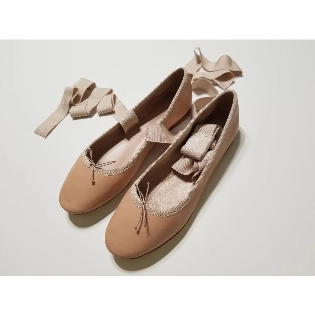 Tory Burch shoes - Tory Burch Elodie Lace Up Ballet Flat - 49155 - Goan Sand 25