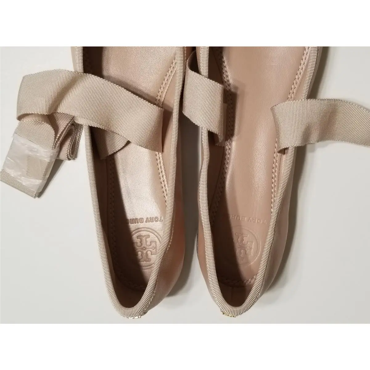 Tory Burch shoes - Tory Burch Elodie Lace Up Ballet Flat - 49155 - Goan Sand 37