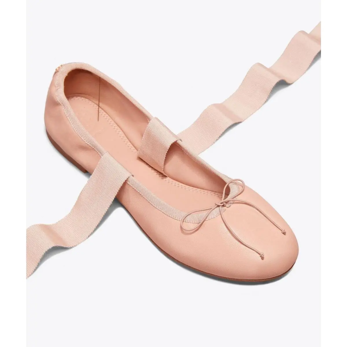 Tory Burch shoes - Tory Burch Elodie Lace Up Ballet Flat - 49155 - Goan Sand 44