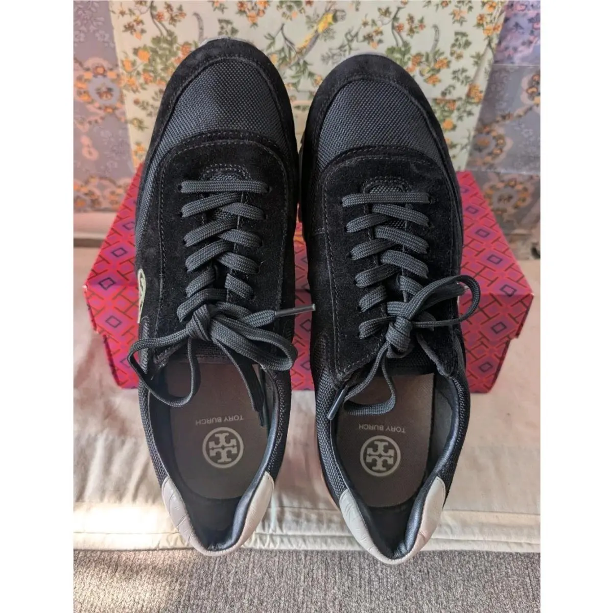 Tory Burch shoes - Tory Burch Logo - Logo - 44481 - black, grey, Manufacturer: New Ivory/Cerbiatto/New Ivory 10