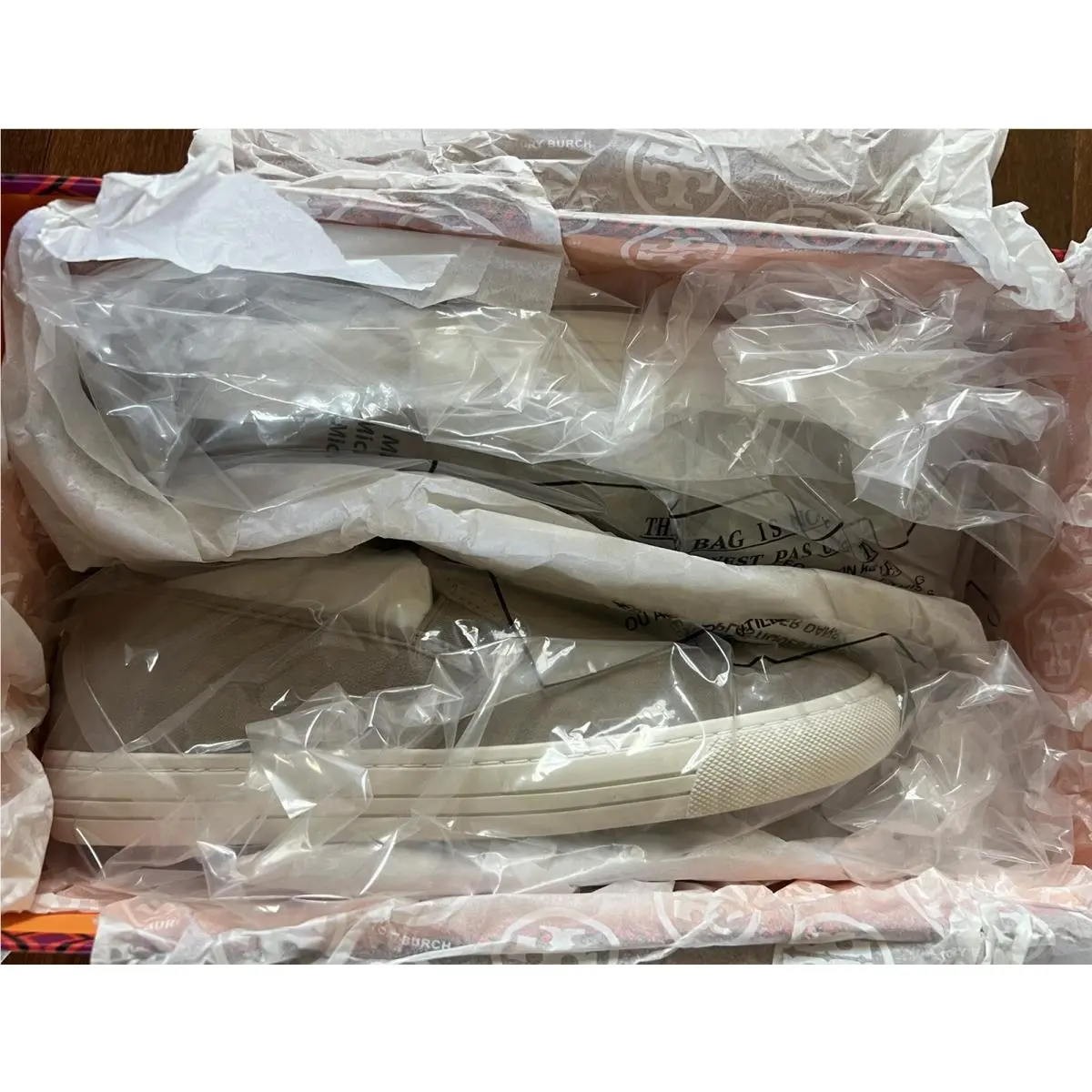 Tory Burch shoes - Jesse Slip-On Suede Sneaker Flat - 59982 - Gray 8
