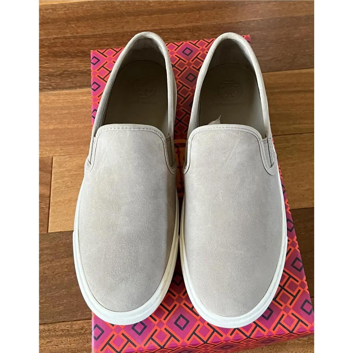 Tory Burch shoes - Jesse Slip-On Suede Sneaker Flat - 59982 - Gray 1