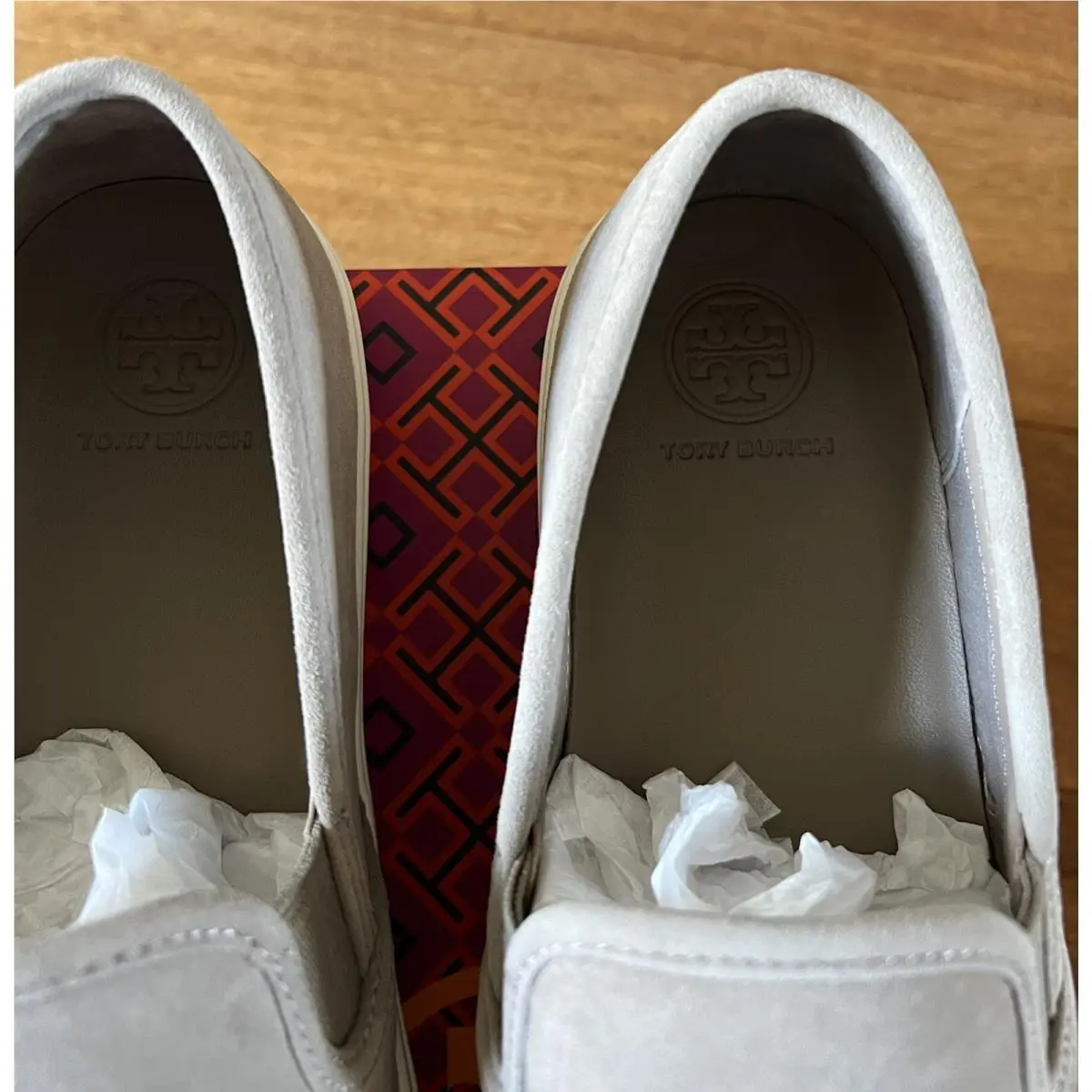 Tory Burch shoes - Jesse Slip-On Suede Sneaker Flat - 59982 - Gray 7