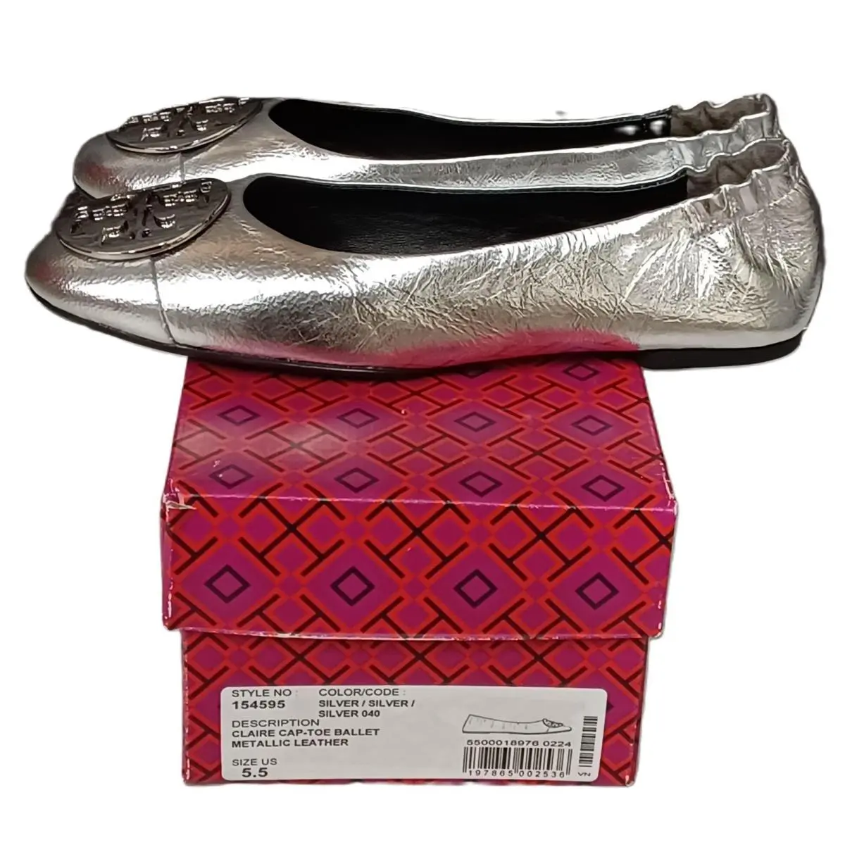 Tory Burch shoes - Minnie - Minnie - 147382-040 - Silver (UPC: 196133601907) 2