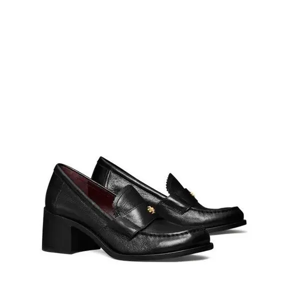 Tory Burch shoes - Double T Logo Loafer Pump - Black 0