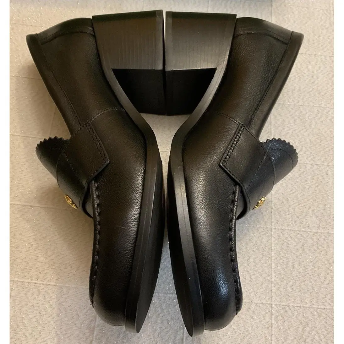 Tory Burch shoes - Double T Logo Loafer Pump - Black 9