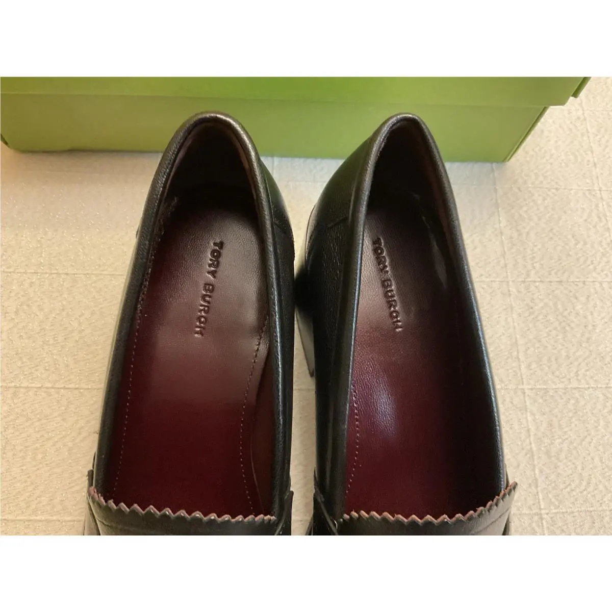 Tory Burch shoes - Double T Logo Loafer Pump - Black 8