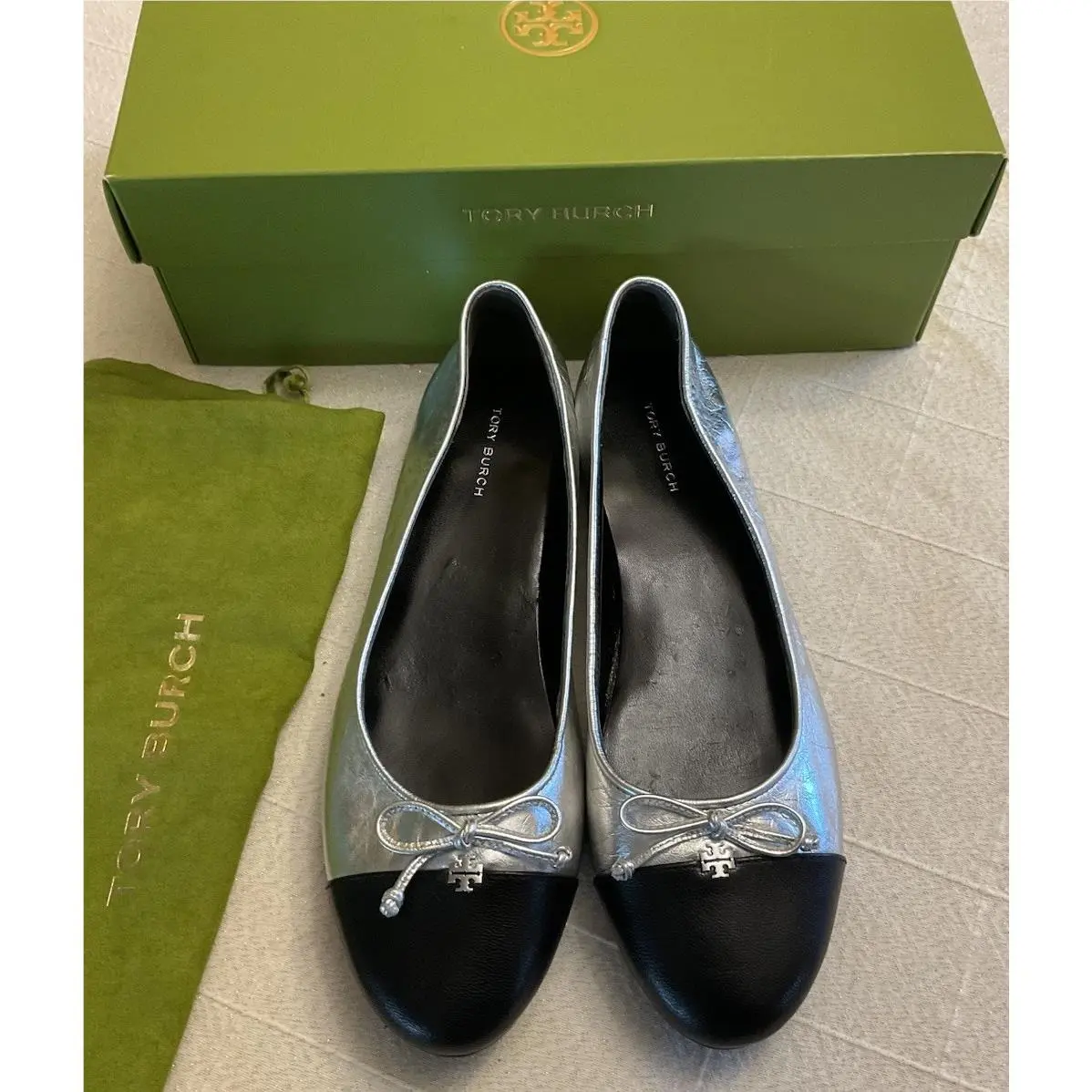 Tory Burch shoes - Silver/black 9