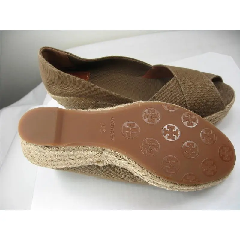 Tory Burch shoes - Filipa Criss Cross Espadrille Platform Wedge Pump - Filipa Criss Cross Espadrille - Olive, Manufacturer: Olive (UPC: 885427999379) 9