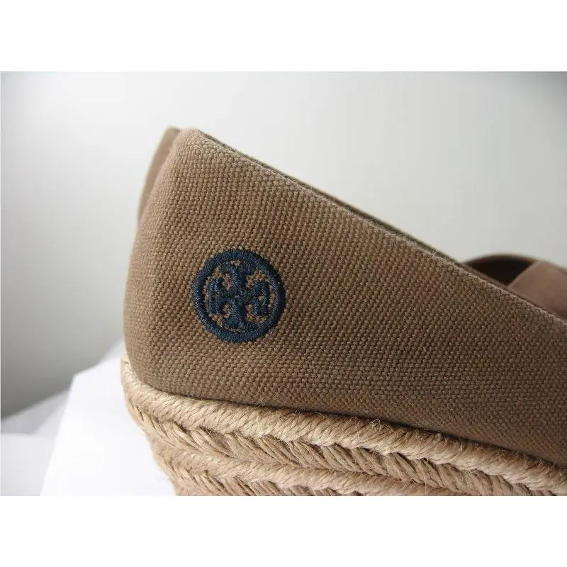 Tory Burch shoes - Filipa Criss Cross Espadrille Platform Wedge Pump - Filipa Criss Cross Espadrille - Olive, Manufacturer: Olive (UPC: 885427999379) 10