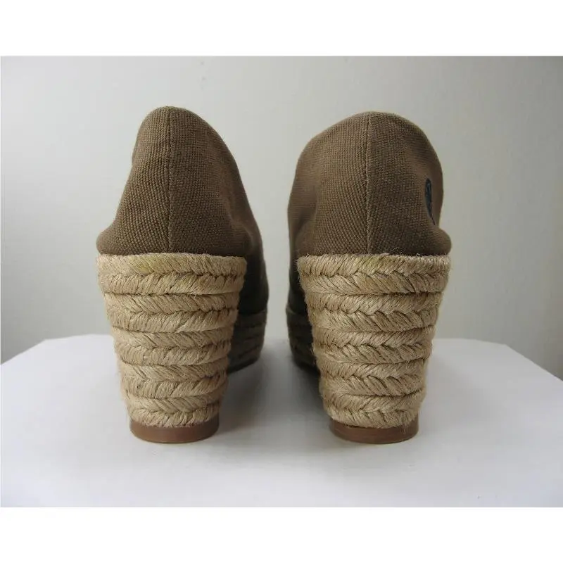 Tory Burch shoes - Filipa Criss Cross Espadrille Platform Wedge Pump - Filipa Criss Cross Espadrille - Olive, Manufacturer: Olive (UPC: 885427999379) 7