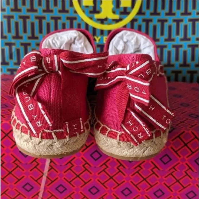 Tory Burch shoes - Tory Burch Logo - Logo - brilliant red/ pink azalea 2