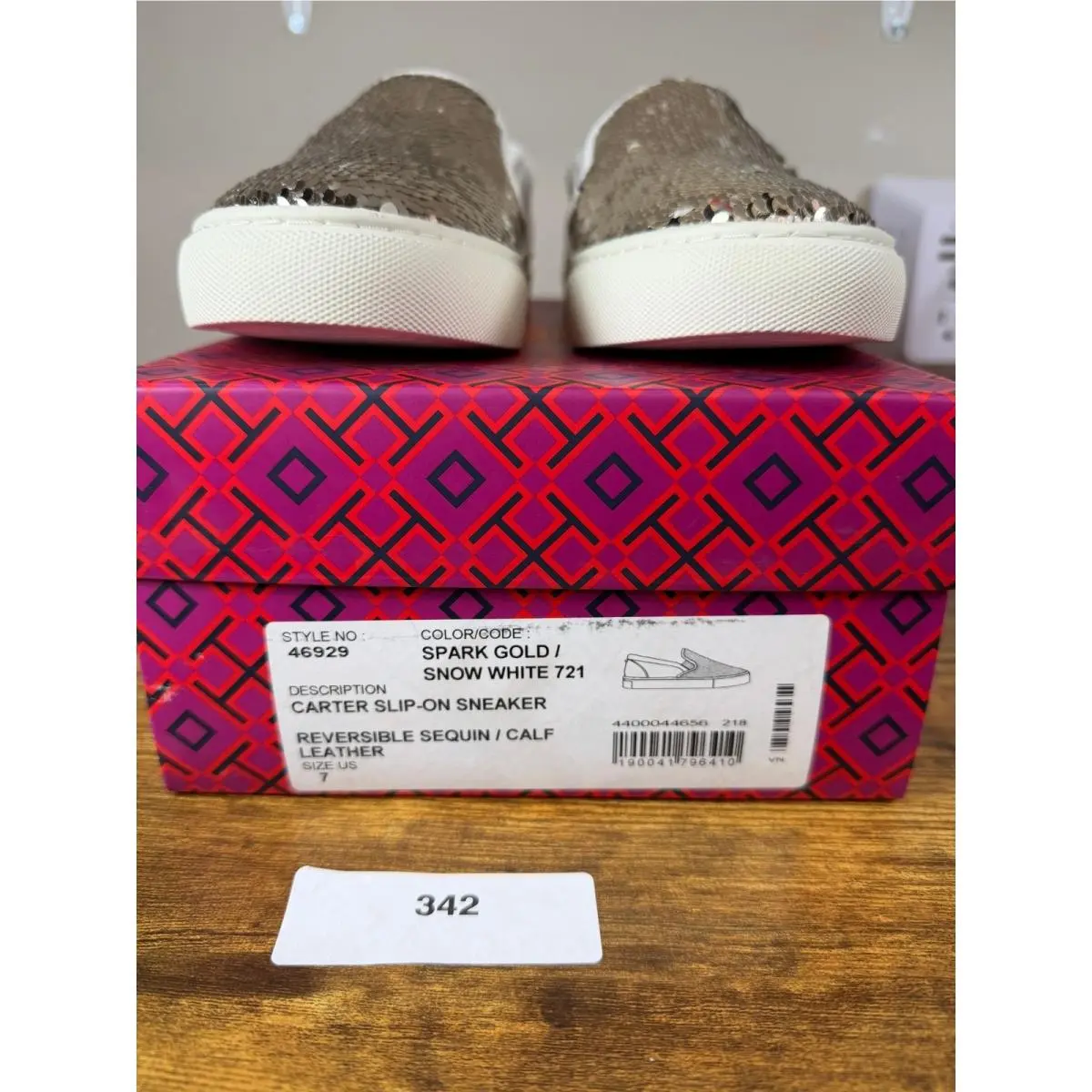 Tory Burch shoes - Carter Slip-On Sneaker - Carter Sneaker - Gold 1