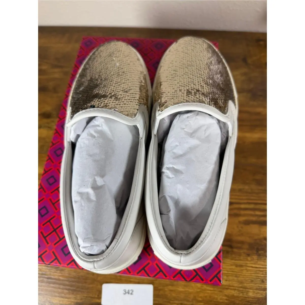 Tory Burch shoes - Carter Slip-On Sneaker - Carter Sneaker - Gold 3