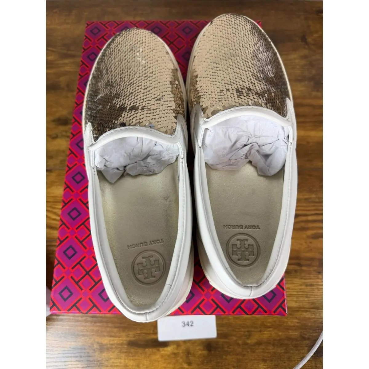Tory Burch shoes - Carter Slip-On Sneaker - Carter Sneaker - Gold 4