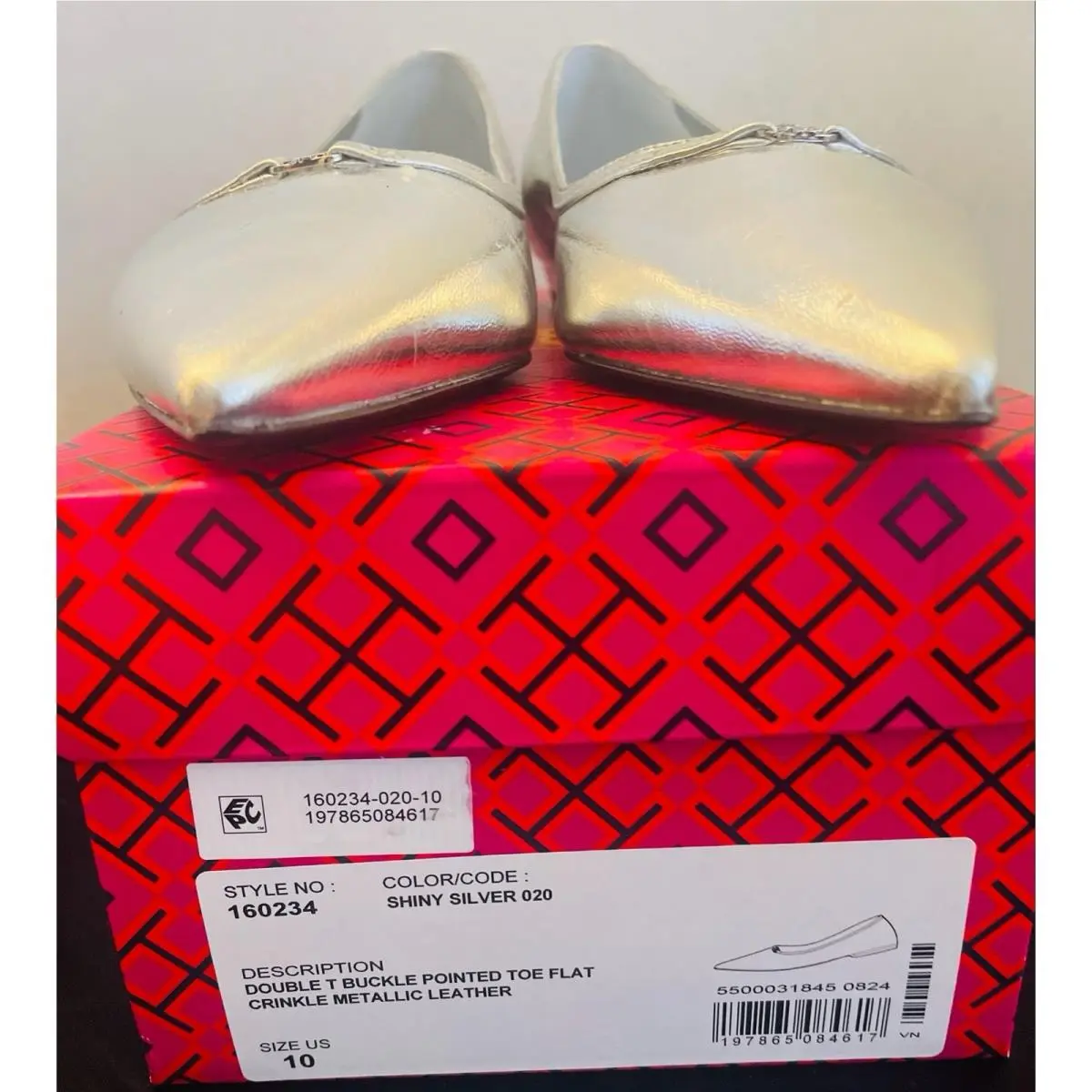 Tory Burch shoes - Tory Burch Logo - Logo - Silver 1