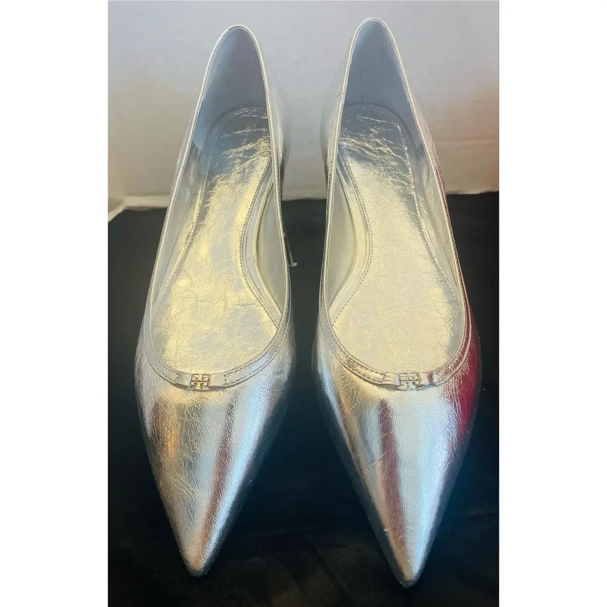 Tory Burch shoes - Tory Burch Logo - Logo - Silver 2