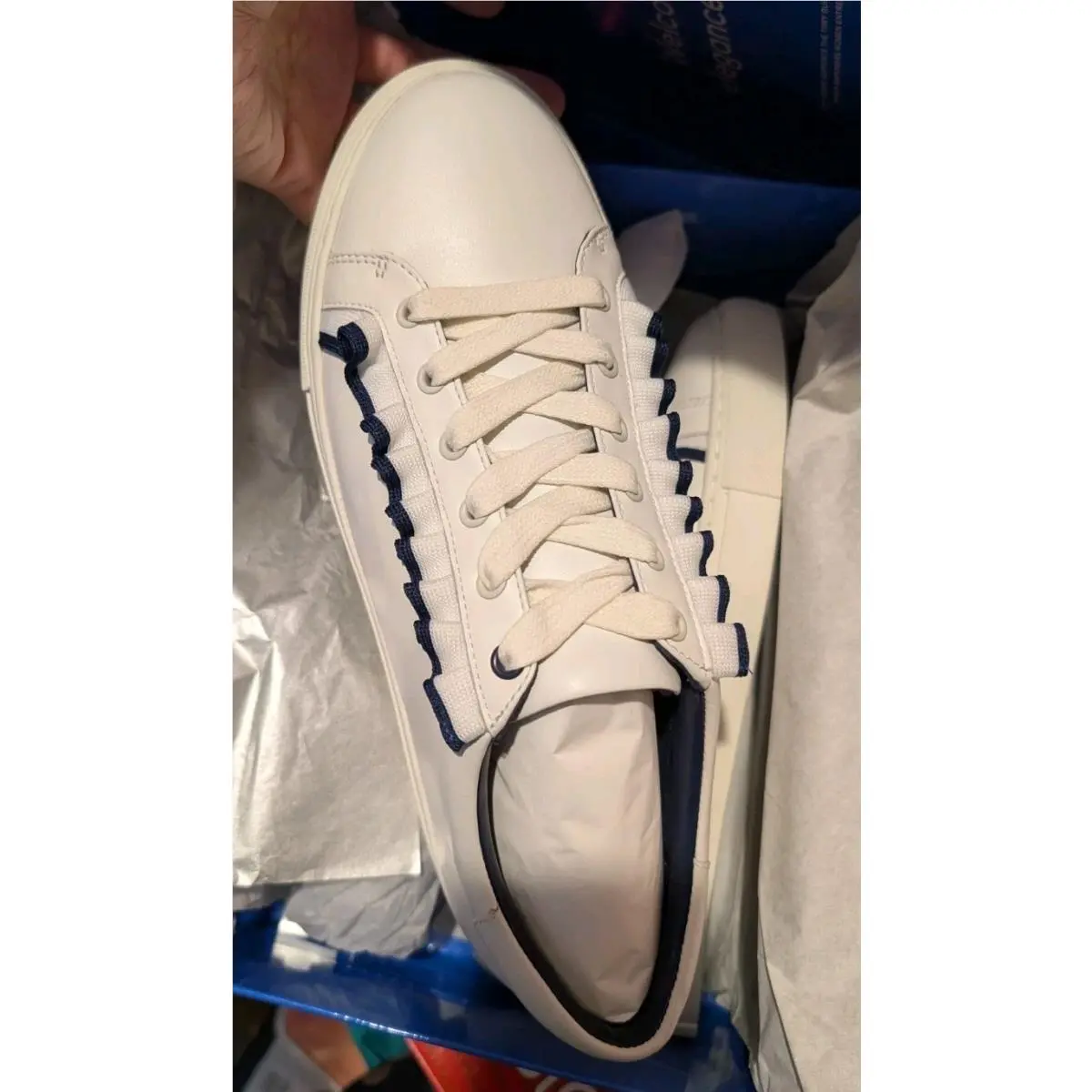 Tory Burch shoes - Ruffle - Ruffle - snow white/ navy sea 4