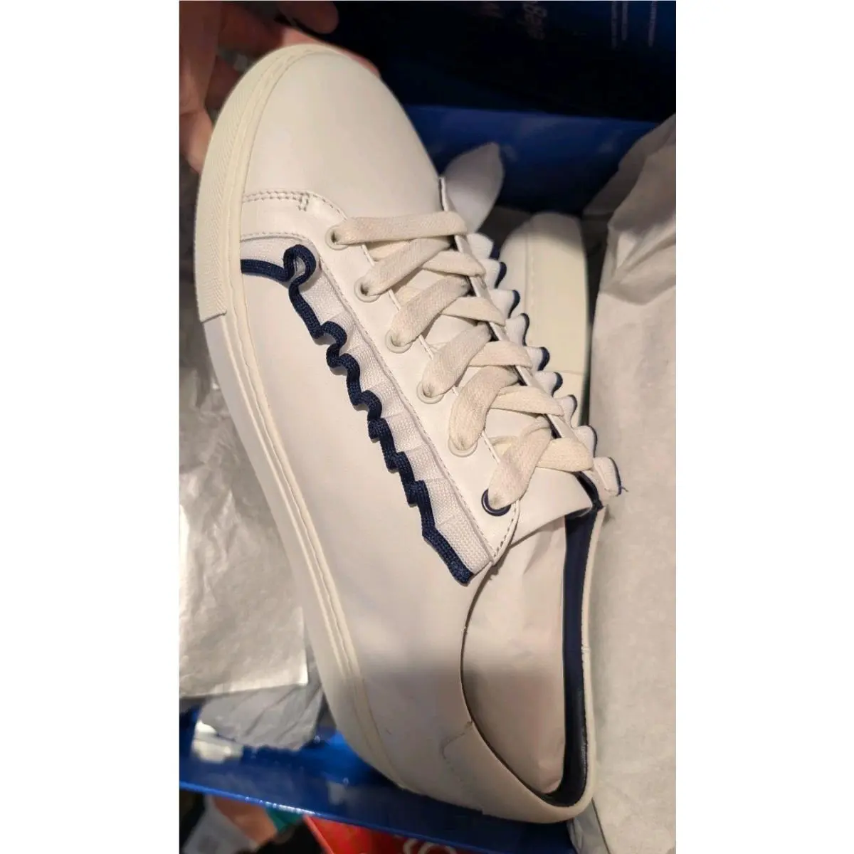 Tory Burch shoes - Ruffle - Ruffle - snow white/ navy sea 5
