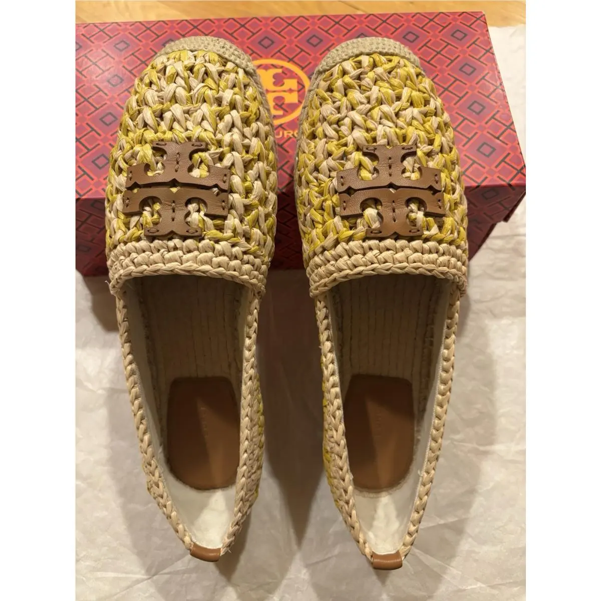 Tory Burch shoes - Everly Espadrille Crochet Raffia - Everly Espadrille Crochet Raffia - Multicolor (UPC: 196133934258) 0