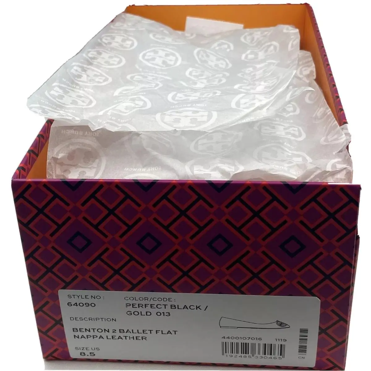 Tory Burch shoes - Tory Burch Benton 2 Ballet Flat - Black (UPC: 192485330465) 4