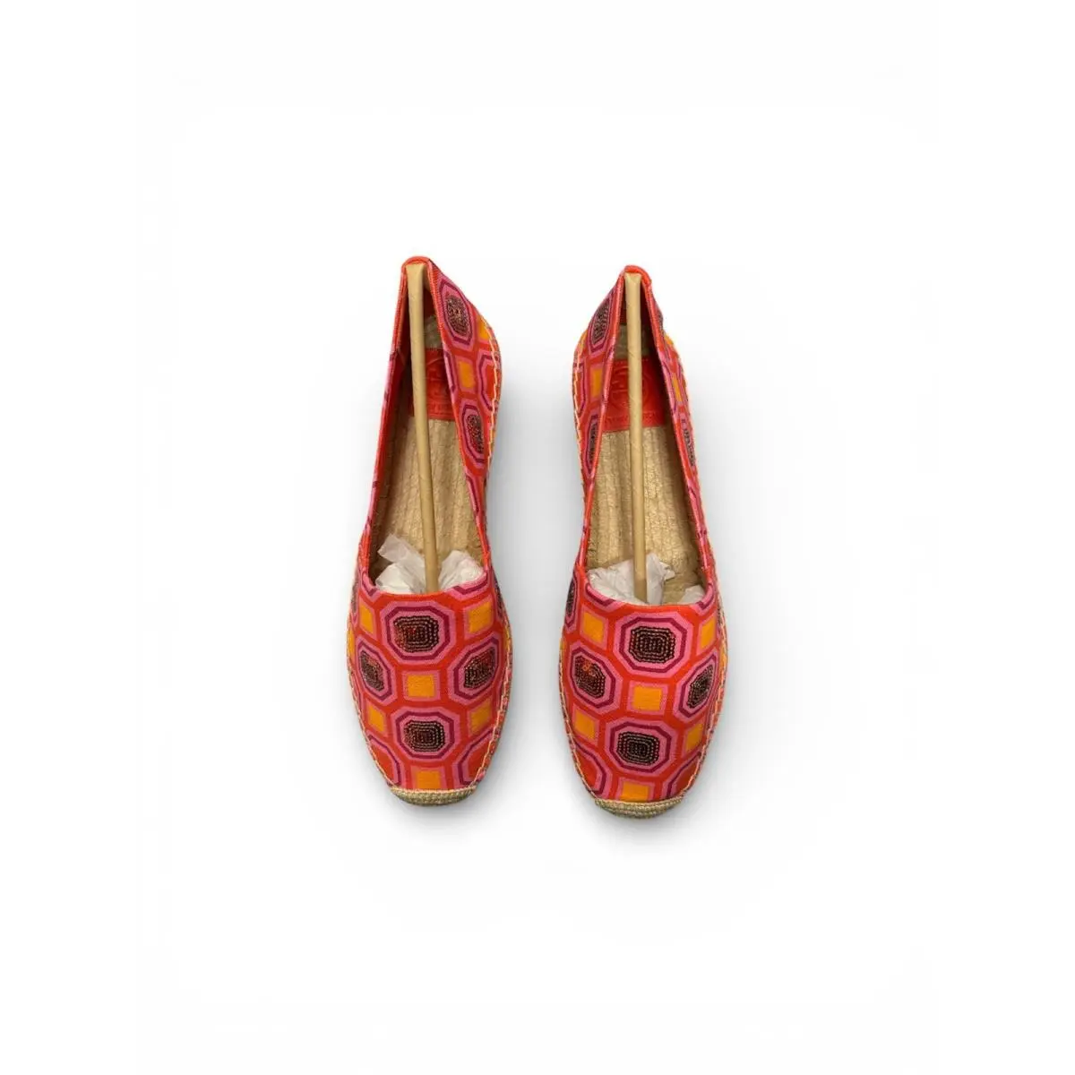 Tory Burch shoes - Tory Burch 46765 - Tory Burch 46765 - Octagon SQ/Vivid Orange 672 (UPC: 190041812929) 3