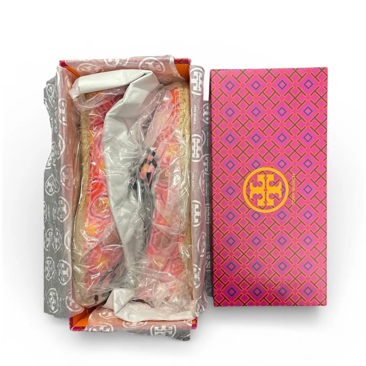 Tory Burch shoes - Tory Burch 46765 - Tory Burch 46765 - Octagon SQ/Vivid Orange 672 (UPC: 190041812929) 2