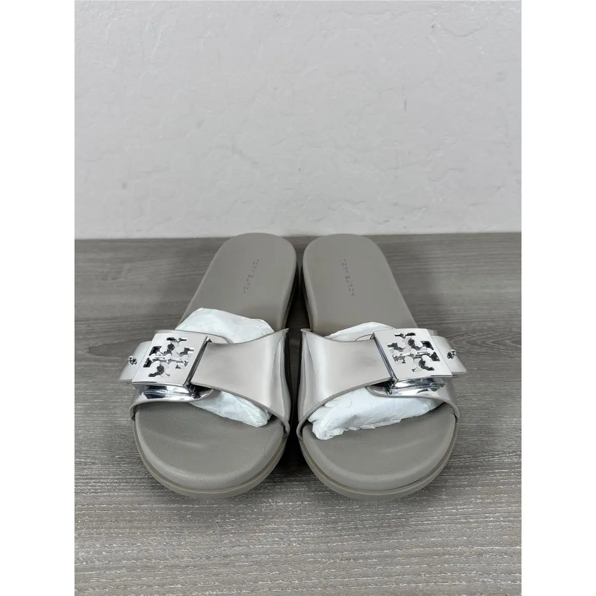 Tory Burch shoes - Eleanor Slide - Eleanor Slide - Silver 2