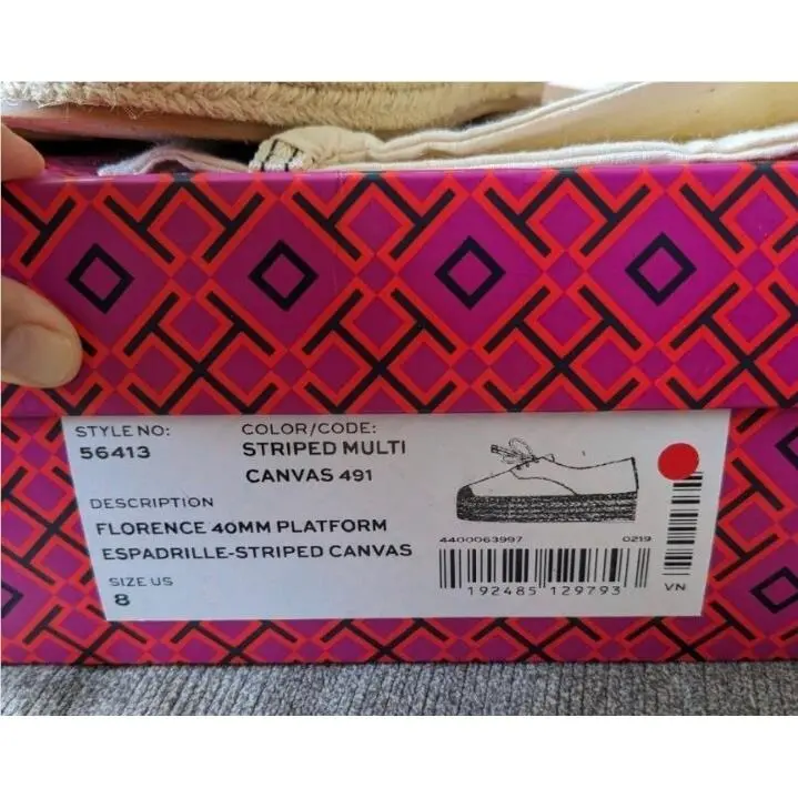 Tory Burch shoes - Tory Burch Florence 40mm Platform Espadrille - Multicolor (UPC: 192485129793) 7