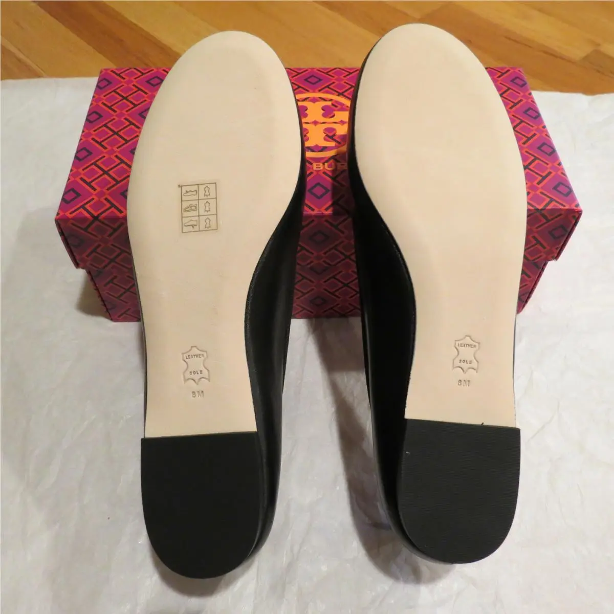 Tory Burch shoes - Tory Charm Ballet Flat - Tory Charm Ballet Flat - Black (UPC: 192485433944) 1