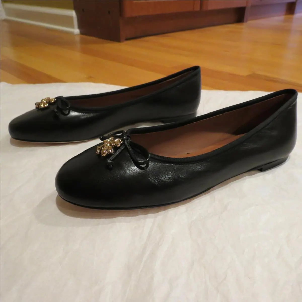 Tory Burch shoes - Tory Charm Ballet Flat - Tory Charm Ballet Flat - Black (UPC: 192485433944) 2