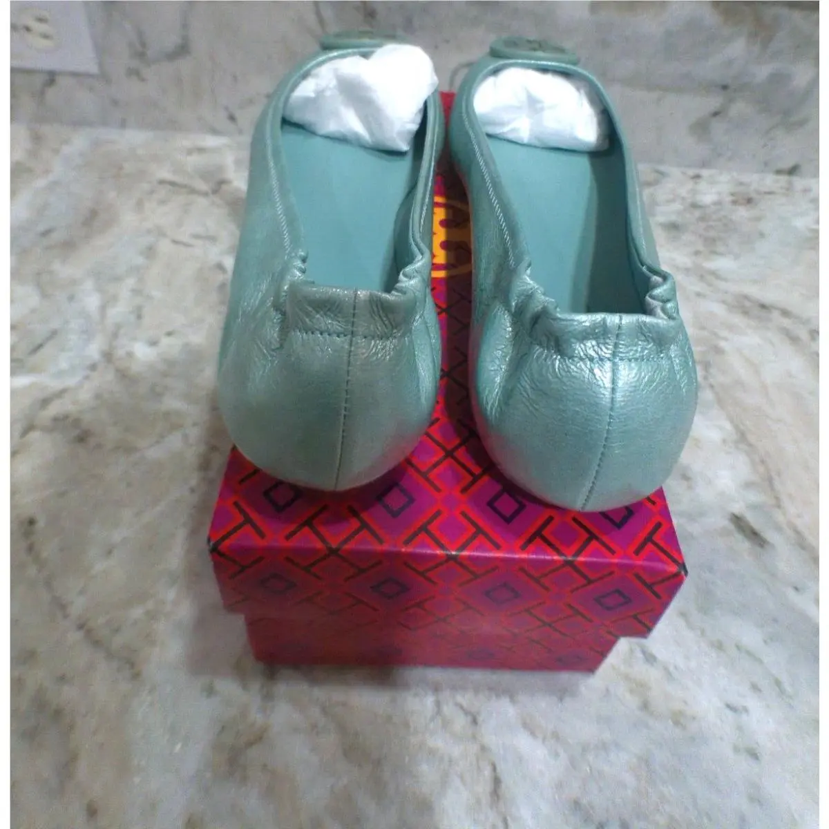 Tory Burch shoes - Tory Burch Minnie - Minnie - AUDREY BLUE (UPC: 196133959824) 1